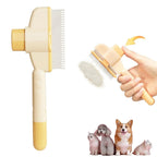 Cat Brush for Shedding, New Cat Deshedding Brush with Release Button, Cat Grooming Brush for Short and Long Haired Cats