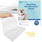 Pet Quick Absorbent Sheets, New Style Dog Pee Pad, 12"X10" for Urine and Pet Stain & Odor Remover