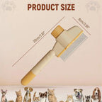 Cat Brush for Shedding, New Cat Deshedding Brush with Release Button, Cat Grooming Brush for Short and Long Haired Cats