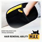 D-Hair Remover Electrostatic Gloves Two-Way Brush Sticky Hair Remover Cat Hair Dog Hair Glover Grooming Removal Cleaning