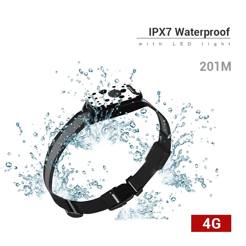 Waterproof Pet GPS Tracker with Microchip GPS Collar for Dog/Cat Animal Tracking Device EV-201M