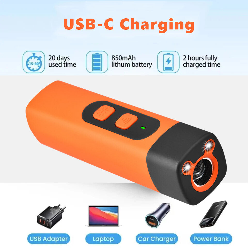 Ultrasonic Bark Stopper Control anti Barking Away Pet Dog Train Repeller Device