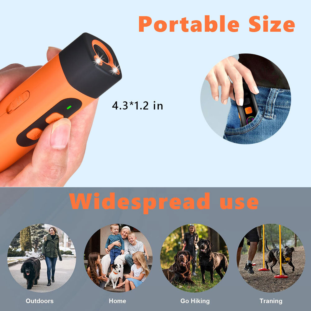 Ultrasonic Bark Stopper Control anti Barking Away Pet Dog Train Repeller Device