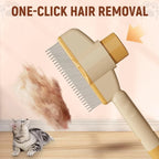 Cat Brush for Shedding, New Cat Deshedding Brush with Release Button, Cat Grooming Brush for Short and Long Haired Cats